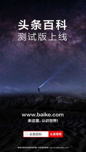 头条百科测试版宣告上线前身是互动百科