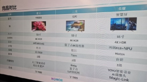 荣耀智慧屏配置曝光：55英寸大屏、4K HDR