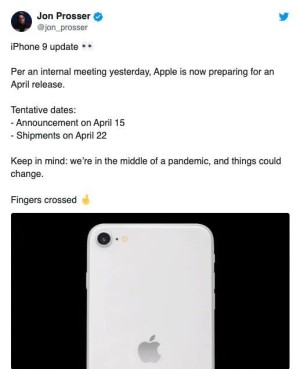 iPhone9或于本月22日开端发货估计价格不到3千