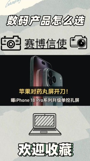 iPhone 18系列正面曝光：标准版药丸屏 Pro版单挖孔