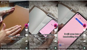 柔宇智能手写本柔记2在TikTok上掀起手写记录风潮