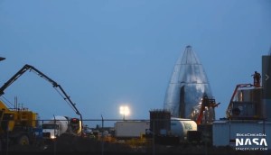 网曝SpaceX发动SN4星际飞船原型机拼装