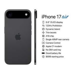 苹果影响力有多大 iPhone 17 Air一出：安卓阵营立马跟进