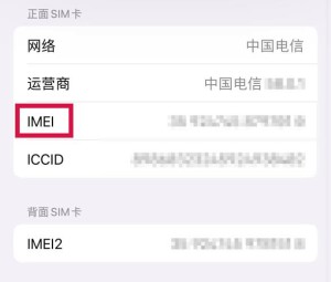 应该如何查询iPhone的imei码