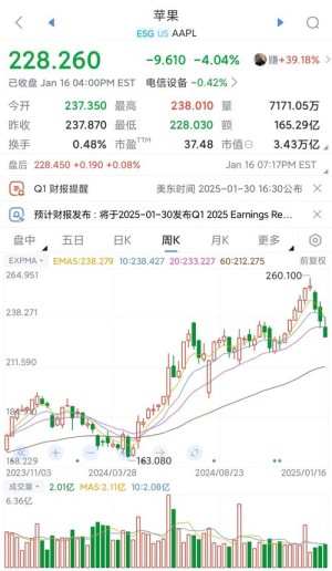 美股大型科技股盘前团体走高特斯拉苹果等涨超4%